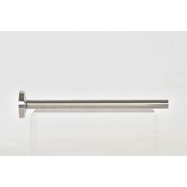 DKD Home Decor Toallero de Pared de Acero Plateado, Extensible de 30 a 50 cm, Medidas 30x6x6 cm