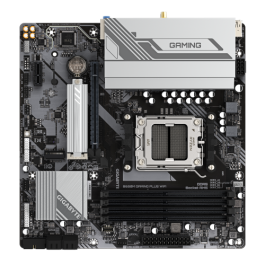 GIGABYTE B650M GAMING PLUS WiFi Placa base - Procesadores AMD Ryzen 9000, VRM de 5+2+2 fases, hasta 8000 MHz DDR5, 2xPCIe 4.0 M.2, LAN 2.5GbE, WiFi 6E, USB 3.2 Gen 1 GIGABYTE B650M GAMING PLUS WiFi Placa base - Procesadores AMD Ryzen 9000, VRM de 5+2+2 fases, hasta 8000 MHz DDR5, 2xPCIe 4.0 M.2, LAN 2.5GbE, WiFi 6E, USB 3.2 Gen 1