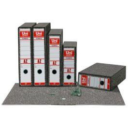 Archivador Palanca Unisystem Clasico Carton Rado Fº 65Mm Gris 12 unidades Precio: 32.88999978. SKU: B1CV57BRX6
