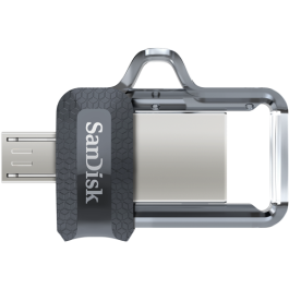 Pendrive 32GB SanDisk Dual m3.0 Ultra USB 3.0/ MicroUSB Pendrive 32GB SanDisk Dual m3.0 Ultra USB 3.0/ MicroUSB