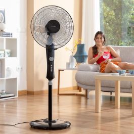 Ventilador de Pie InnovaGoods Breezinn Negro 45 W Precio: 37.59000036. SKU: V0103700