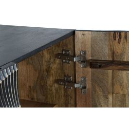 Aparador DKD Home Decor Negro Dorado Metal Madera de mango 81 x 45 x 75 cm