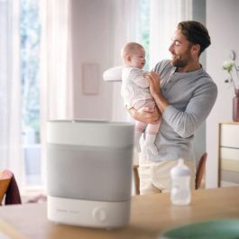 PHILIPS AVENT SCF291 / 00 Esterilizador electrónico 4 en 1 + Cesto para platos - Blanco PHILIPS AVENT SCF291 / 00 Esterilizador electrónico 4 en 1 + Cesto para platos - Blanco