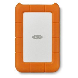 LaCie Disco Duro Externo Rugged Mini 5TB USB-C/Thunderbolt, Resistente a Impactos, Lluvia y Presión (STJJ5000400)