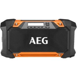 Radio - AEG POWERTOOLS - BRSP18-0 - 18V - Bluetooth - Alcance 30m - 30W - AM/FM - Pantalla LCD - IP54 - Sin batería ni cargador