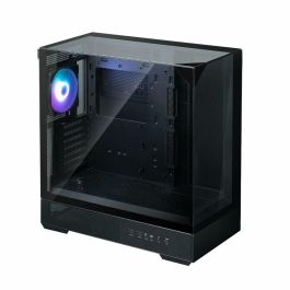 Zalman P40 Prism Black Midi Tower PC Negra para ATX/Micro ATX/Mini-ITX con ventana lateral y bahías 2.5/3.5"