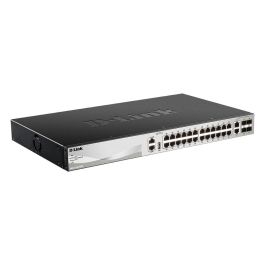 D-Link DGS-3130 Switch Gestionado Capa 3, 24 Puertos Gigabit Ethernet, 2 Puertos 10G, 4 Ranuras SFP+