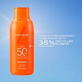 Lancaster SUN BEAUTY Comfort Milk SPF50 Leche Solar Corporal Protección Alta Piel Aterciopelada 400 ml
