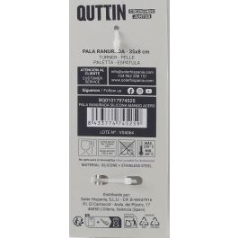Pala Ranurada de Silicona con Mango - Quttin (24 Unidades) Pala Ranurada de Silicona con Mango - Quttin (24 Unidades)