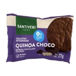 Galletas Integrales Quinoa Choco 3Ud 0% Azucar 27G Precio: 1.4999996. SKU: B16RFHLL8S