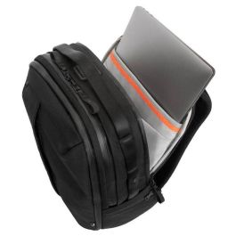 Targus HyperPack Pro Mochila Urbana 16" con Apple Find, Resistente al Agua, RFID y Puerto USB, Negra
