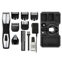 Wahl 9855-1216 Afeitadora-Rasuradora para Cuerpo y Barba, Kit Completo con Recortador, Cuchillas para Detalles y Batería de 60 Minutos