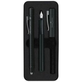 Juego Boligrafo+Pluma Faber-Castell Grip 2011 (M) Negro Mate Precio: 31.58999998. SKU: B17NXJLL6V