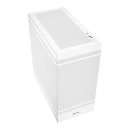 Sharkoon Rebel C50 ATX Full Tower PC Blanco Soporta ATX, micro ATX, Mini-ITX Metal con Filtro Anti-polvo y Gestión de Cables 16.8cm CPU