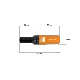 Omp Speed Juego De 20 Tornillos Con Protector De Aluminio De Colores M12x1.25 Llave De 17-19 Largo 28 mm Con Protector Naranja OMPS09971210 Omp Speed Juego De 20 Tornillos Con Protector De Aluminio De Colores M12x1.25 Llave De 17-19 Largo 28 mm Con Protector Naranja OMPS09971210
