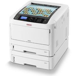 OKI C824dn Impresora LED Color A3 1200x600 DPI 26 ppm, Conexión Ethernet y NFC, Lista para Redes, para Hogar y Oficina
