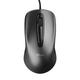 Trust Ratón Carve Cable Usb 1200Dpi Ambidiestro 3 Botones Negro