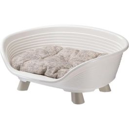 Ferplast FER8010690210056 Cesta TRONO 4 con Cojín Relax, Blanco