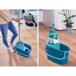 LEIFHEIT Clean Twist M Ergo 52120 Set de limpieza para suelos - Fregona con funda de 33 cm y cubo con centrifugado giratorio sencillo LEIFHEIT Clean Twist M Ergo 52120 Set de limpieza para suelos - Fregona con funda de 33 cm y cubo con centrifugado giratorio sencillo