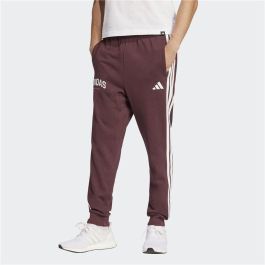 Pantalón Largo Deportivo Adidas 3 Bandas Burdeos Hombre 7-8 Años
