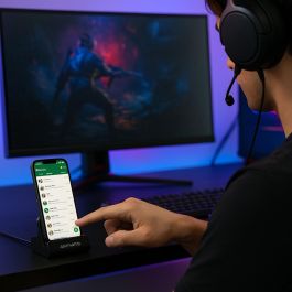 4smarts Estación de Carga VoltDock USB-C 60W, Gris