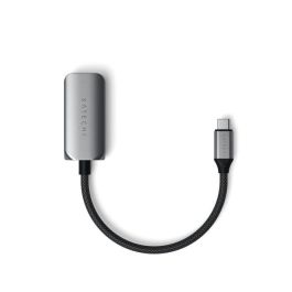 Satechi Adaptador USB-C a Ethernet 2.5 Gigabit, cable trenzado, carcasa de aluminio, plug & play