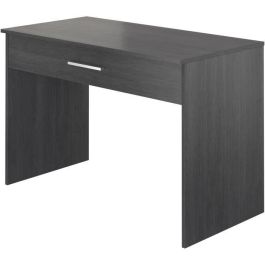 Escritorio con cajones grandes - Melamina gris ceniza - 110 x 56 x 81,5 cm Escritorio con cajones grandes - Melamina gris ceniza - 110 x 56 x 81,5 cm