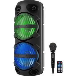 iDance Altavoz Typhoon 200 BT Karaoke con Micrófono, Mando y Luces LED, 50 cm, 200W Precio: 62.50000053. SKU: B1ADZRVC6F