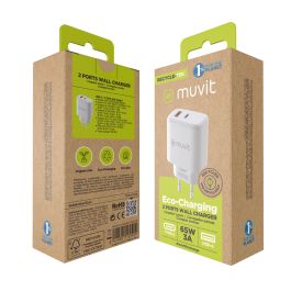 Cargador de Pared Muvit for Change MCD320 Blanco 18 W