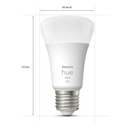 PHILIPS Hue White Starter kit 9.5W bombilla LED inteligente - E27 x3 y control remoto Hue