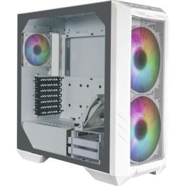 Cooler Master HAF 500 Caja PC Midi Tower Blanco ARGB Cristal Templado (H500-WGNN-S00) - Compatible E-ATX, 2x Ventiladores 200mm, RGB Precio: 122.49999949. SKU: B1D432J6JZ