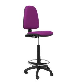 Taburete Piqueras Y Crespo Ayna Ergonomico Mecanismo De Contacto Permanente Regulable En Altura Y Aro Reposapies Asiento Y Respaldo Tapizados Similpiel Morado Precio: 203.88999972. SKU: S5703226