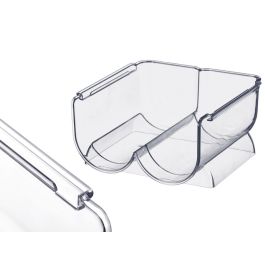 Kinvara Botellero Doble Transparente Plástico PET 21.3x11x20.5 cm (Set de 12) Precio: 48.9687. SKU: B1ETLNQ6J4