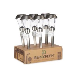 Ibergarden Baliza Solar Conica en Acero y Plastico, 8.5x31x8.5 cm (12 Unidades) Ibergarden Baliza Solar Conica en Acero y Plastico, 8.5x31x8.5 cm (12 Unidades)