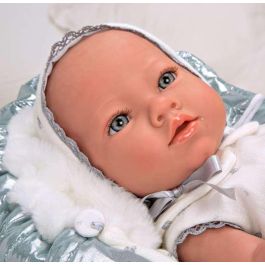 Muñeca reborn arias 38 cm borja gris c/manta (cuerpo vinyl, sexo niño) Muñeca reborn arias 38 cm borja gris c/manta (cuerpo vinyl, sexo niño)