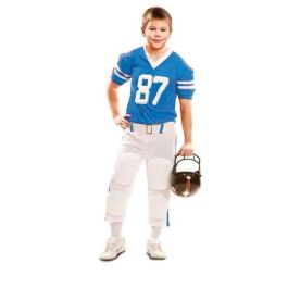 Disfraz jugador rugby azul talla 10-12 años Disfraz jugador rugby azul talla 10-12 años