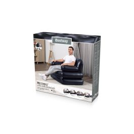 Bestway Sillon Hinchable 4 Posiciones Negro 191x38x25 cm Interior 75114
