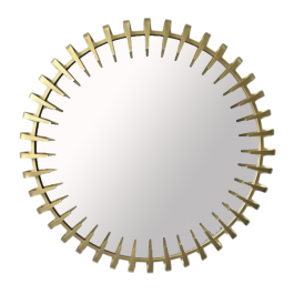 DKD Home Decor Espejo de Pared Glam Dorado Cuadrado 98x98 cm con Marco de Hierro y Cristal, 6 cm de Profundidad Precio: 148.50000033. SKU: B165KY6TM2