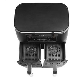Ninja AF300EU Freidora de Aire 6 en 1 Dual Zone 7.6L, Cocina 2 Alimentos a la Vez, Max Crisp, Asar, Hornear, Deshidratar, Recalentar