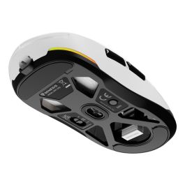 GENESIS Zircon 660 Ratón Gaming Óptico Diestro, Triple Modo: Inalámbrico RF + Bluetooth + USB. 12000 DPI, 59g, 80h