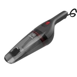 Black+Decker NVB-12-AV Aspirador de Mano para Coche 12V, 5m Cable, Filtración Doble Acción
