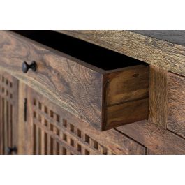 Giner y Colomer Aparador de Madera de Acacia Marrón con 3 Puertas y 3 Cajones