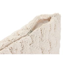 DKD Home Decor Cojín Urban 45x45 cm Crudo de Poliéster, de Punto con Cremallera (Pack 2 unidades)