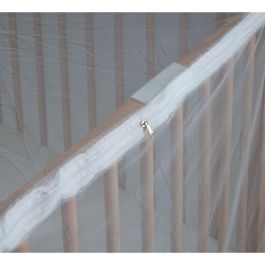 Tineo TIN3275054060608 Mosquitera para Cama con Cremallera de Fácil Apertura - Compatible con Camas 60x120 o 70x140 cm