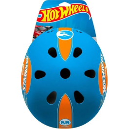 Stamp Casco Skate Hot Wheels Talla 53/57 cm Correas Ajustables Carcasa ABS EPS Transpirable