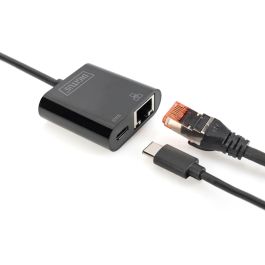 Digitus Adaptador USB Type-C Gigabit Ethernet con Soporte Power Delivery (PD)