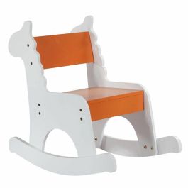 Silla mecedora Alexandra House Living Blanco Naranja Madera MDF 33 x 55 x 51,5 cm Infantil Jirafa Precio: 30.79000001. SKU: B1E5FZ9AL5