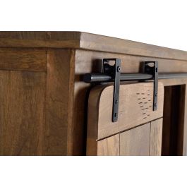 Giner y Colomer Armario Industrial de Madera de Mango con Metal, 150x90x45 cm