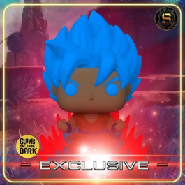 Funko AAAOP26977 Pop! Dragon Ball Super Goku Super Saiyan Dios Figura de Vinilo