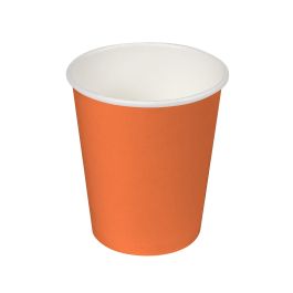 Algon Set 24 Vasos de Cartón Naranja 200 cc